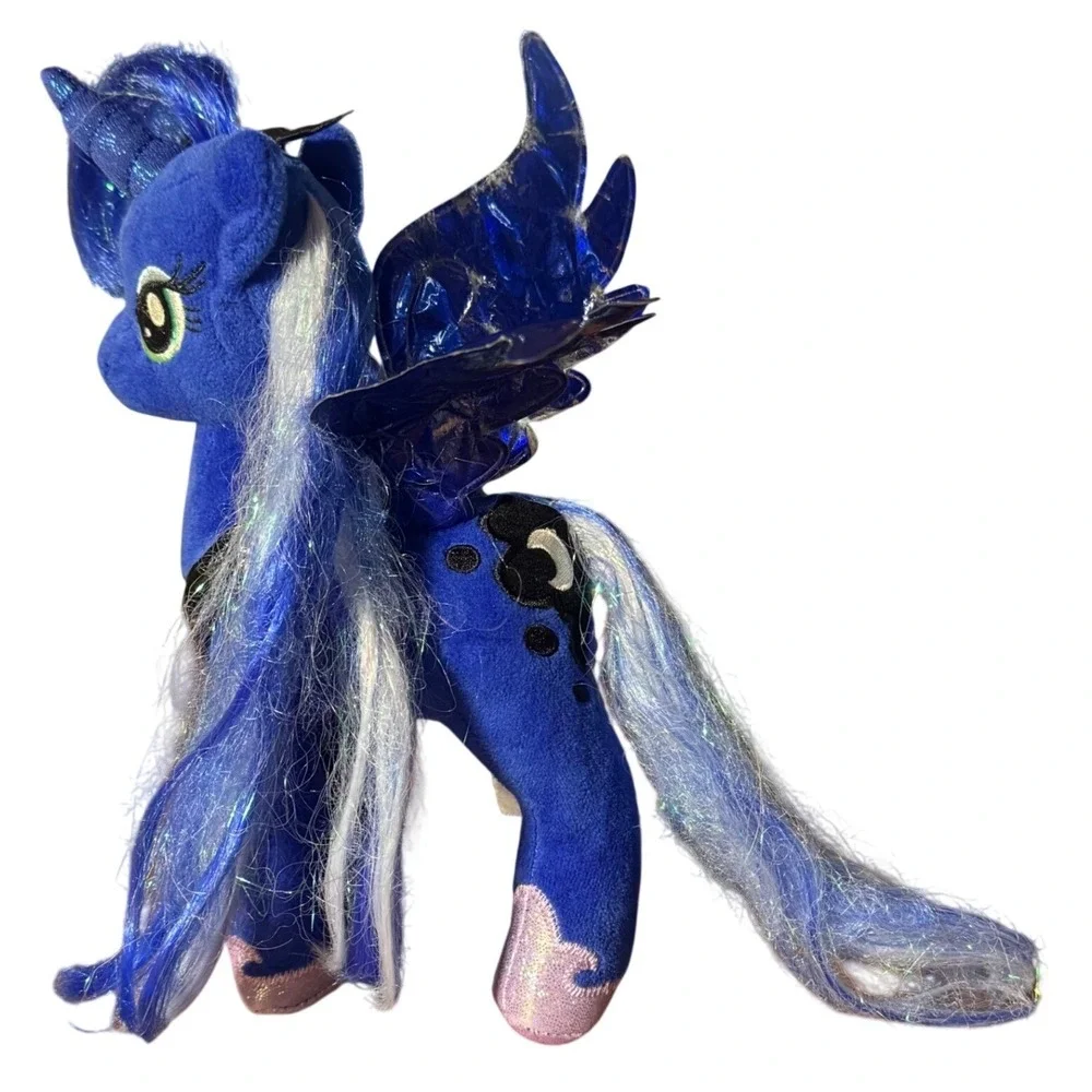 Ty My Little Pony Plush Lot 3pc Princess Luna Rainbow Dash Sea‎ Pony Sparkle